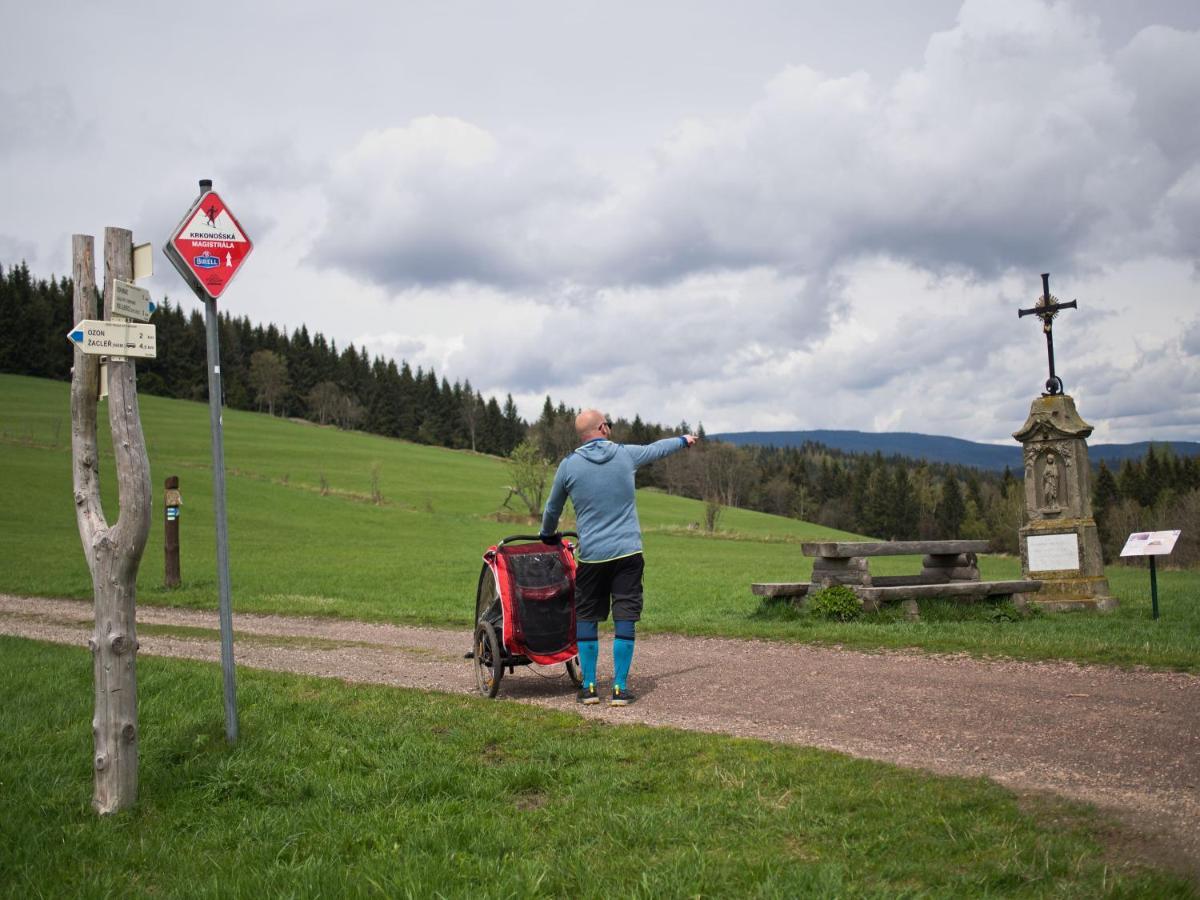 Apartman Na Svahu, Krkonose Žacléř Dış mekan fotoğraf