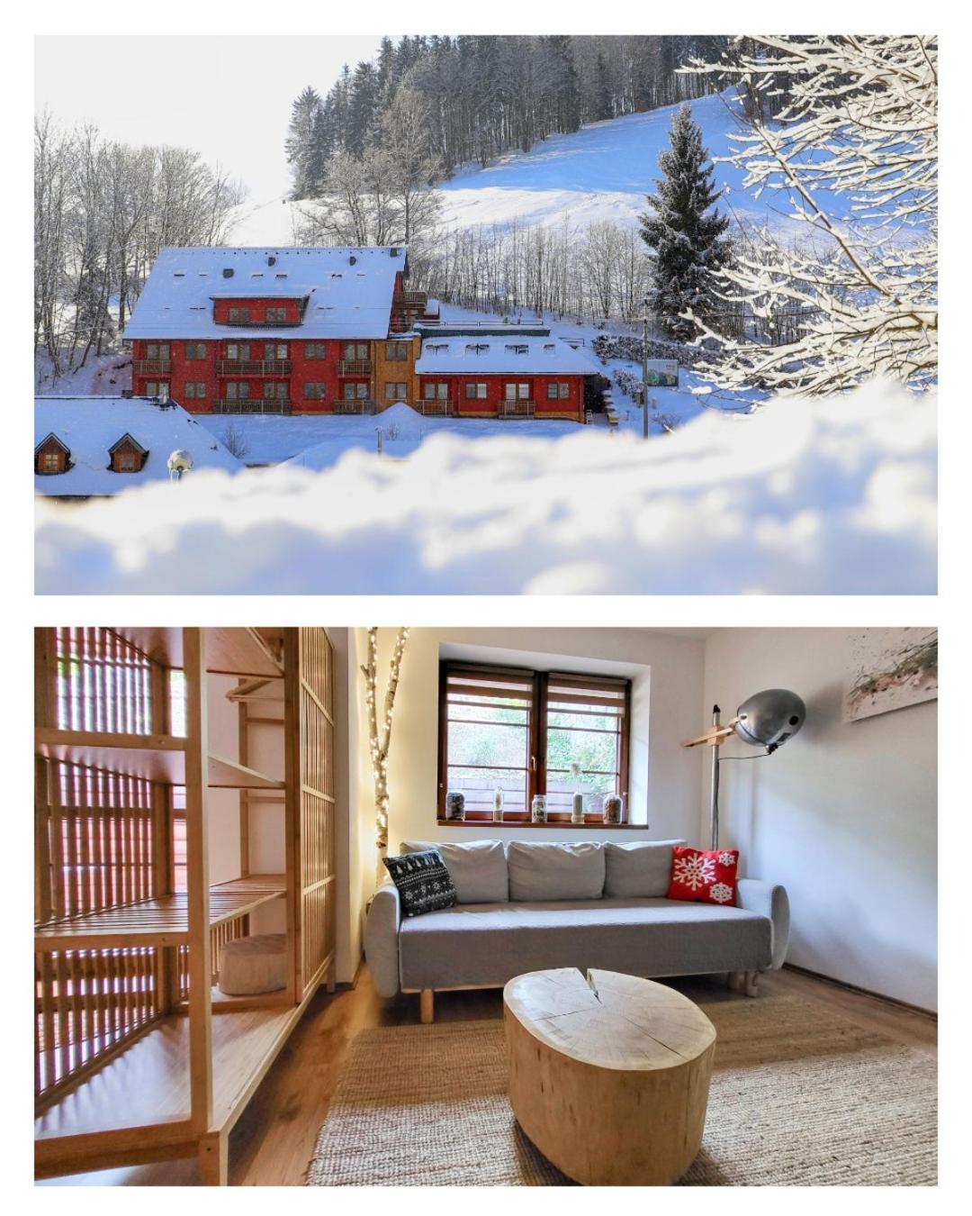 Apartman Na Svahu, Krkonose Žacléř Dış mekan fotoğraf